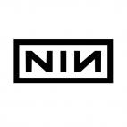 NIN Nine Inch Nails band music, decals stickers