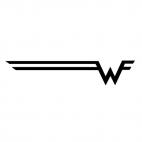 Weezer band music, decals stickers