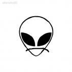 Alien ovni monster ET, decals stickers