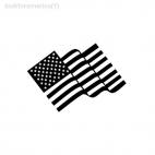 America flag United States, decals stickers