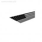 America flag United States, decals stickers