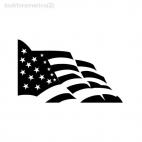 America flag United States, decals stickers