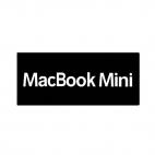 Macbook mini 1 inches, decals stickers