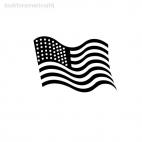 America flag United States, decals stickers