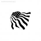 America flag United States, decals stickers