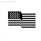America flag United States, decals stickers