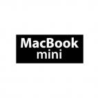 Macbook mini 1 inches, decals stickers