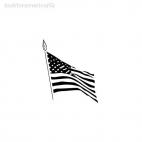 America flag United States, decals stickers