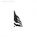 America flag United States, decals stickers