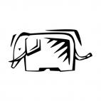 Elephant, decals stickers