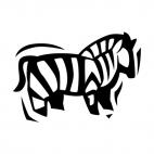 Zebra, decals stickers