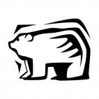 Polar bear, decals stickers