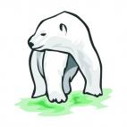 Polar bear, decals stickers