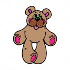 Happy bear, decals stickers
