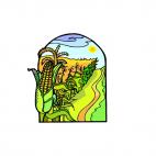 Corn field, decals stickers