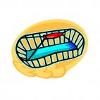 Egg basket, decals stickers