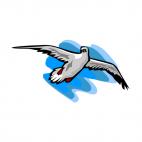 Flying seagull, decals stickers