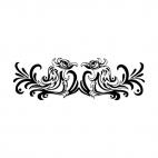 Bird drawing, decals stickers