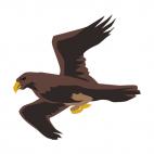 Flying hawk, decals stickers