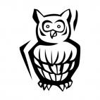 Owl, decals stickers