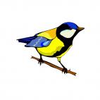 Chickadee, decals stickers