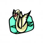 Cob swan, decals stickers