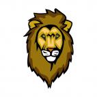 Lion face, decals stickers