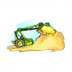 Hay loader, decals stickers