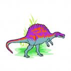 Purple dinosaur, decals stickers
