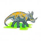 Triceratops, decals stickers