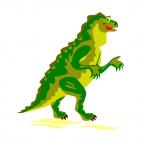 Dinosaur walking, decals stickers