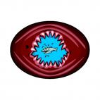 Shark mouth, decals stickers