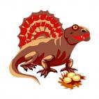 Raptorex protecting eggs, decals stickers