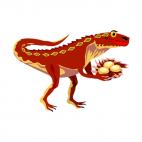 Raptorex holding egg nest, decals stickers