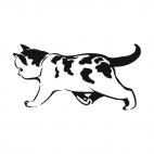 Cat walking, decals stickers