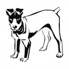 Brazilian terrier, decals stickers