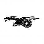 Dragon tattoo, decals stickers