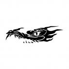 Dragon tattoo, decals stickers