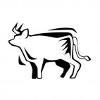 Bull, decals stickers