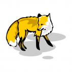 Fox, decals stickers