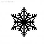 snow flake christmas, decals stickers