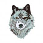 Wolf face, decals stickers