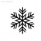 snow flake christmas, decals stickers