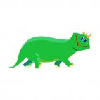 Baby triceratops, decals stickers