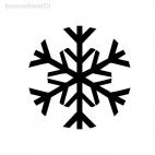 snow flake christmas, decals stickers