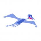 Pterodactyl flying, decals stickers