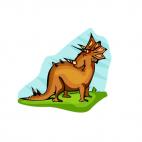 Triceratops, decals stickers