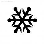 snow flake christmas, decals stickers