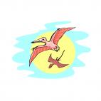 Pterodactyls flying, decals stickers