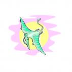 Pterodactyl flying, decals stickers